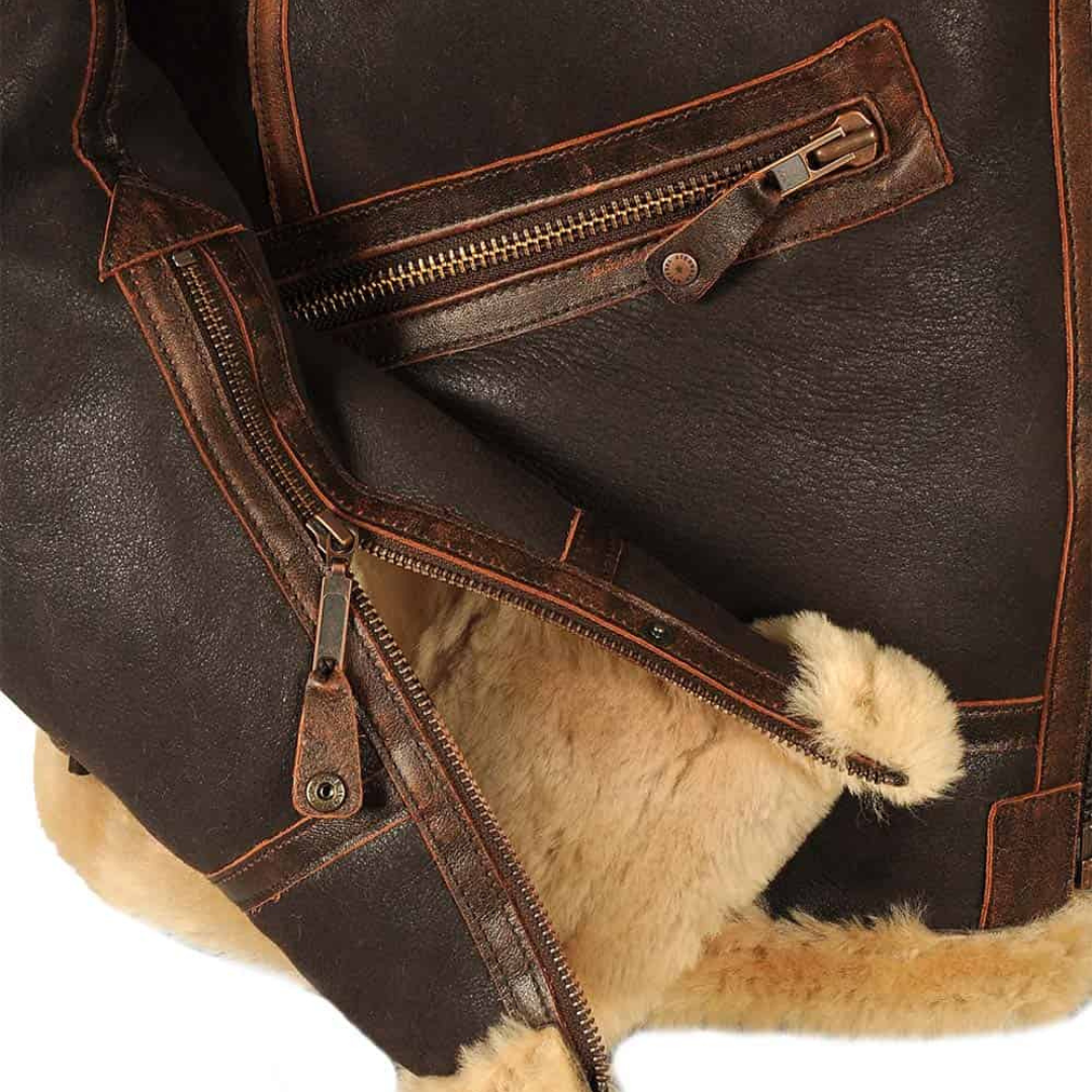 Maverick — Giacca Aviatore Limitata con Pelliccia