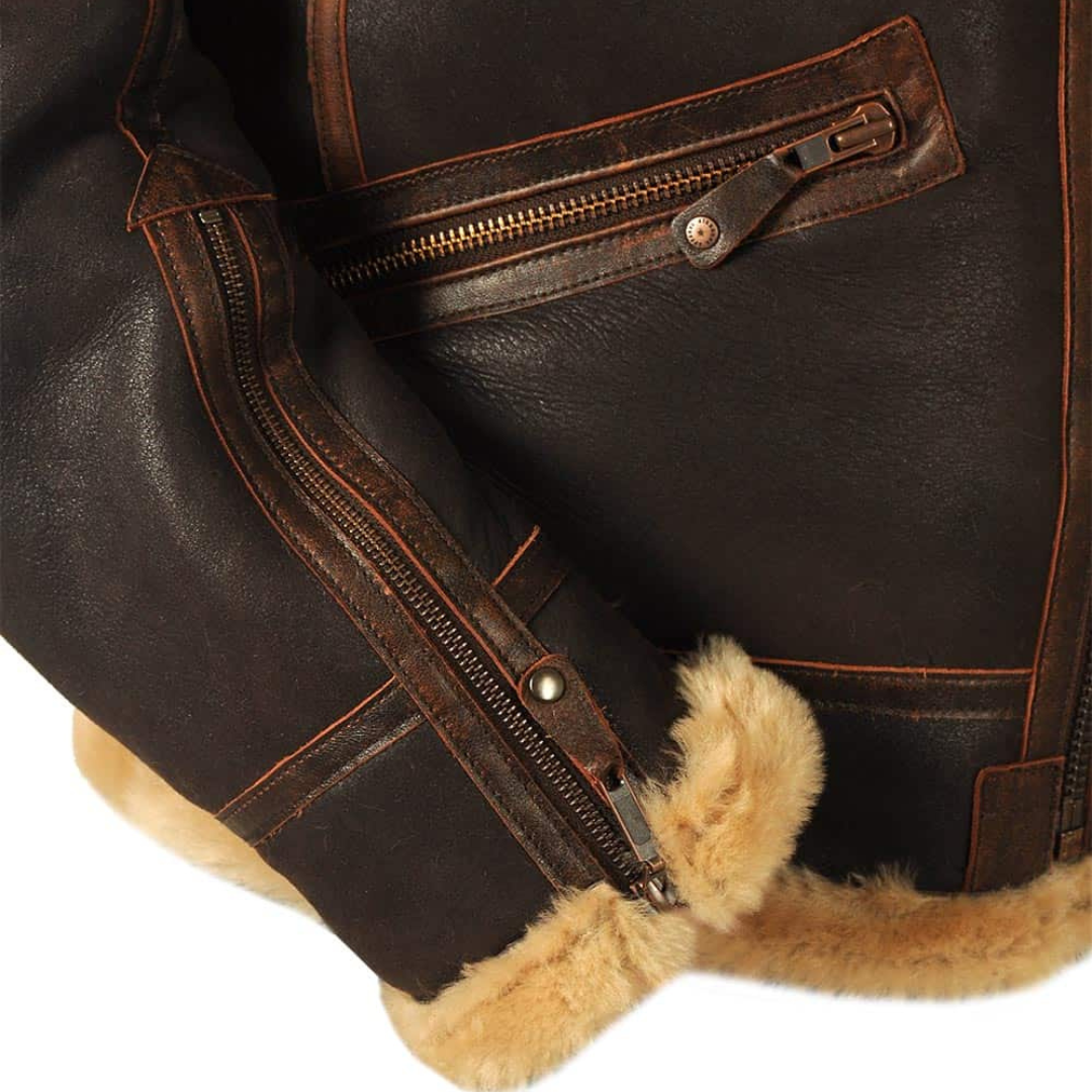 Maverick — Giacca Aviatore Limitata con Pelliccia