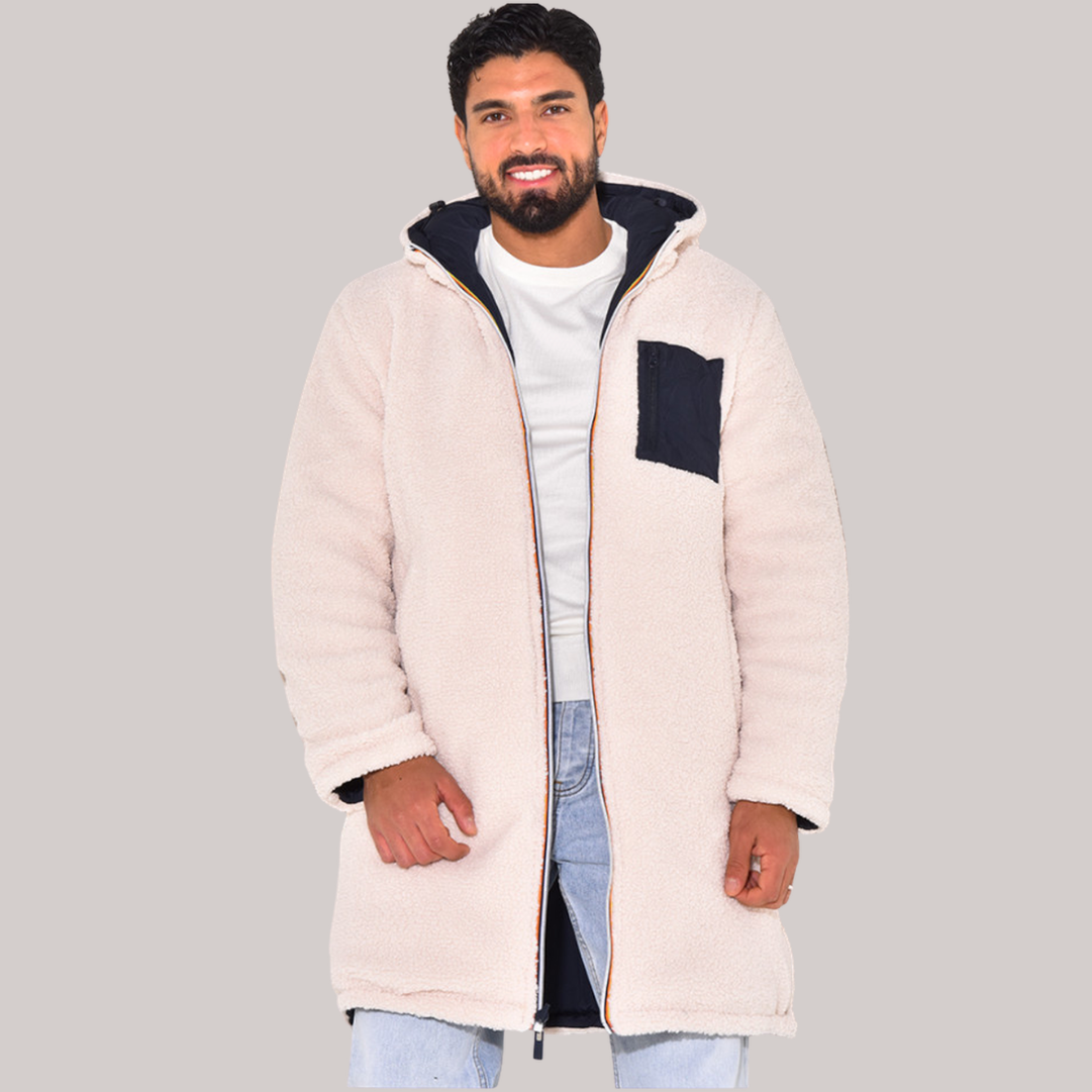 LEON™ Felpa con cappuccio in Teddy-Fleece da uomo – calda e leggera