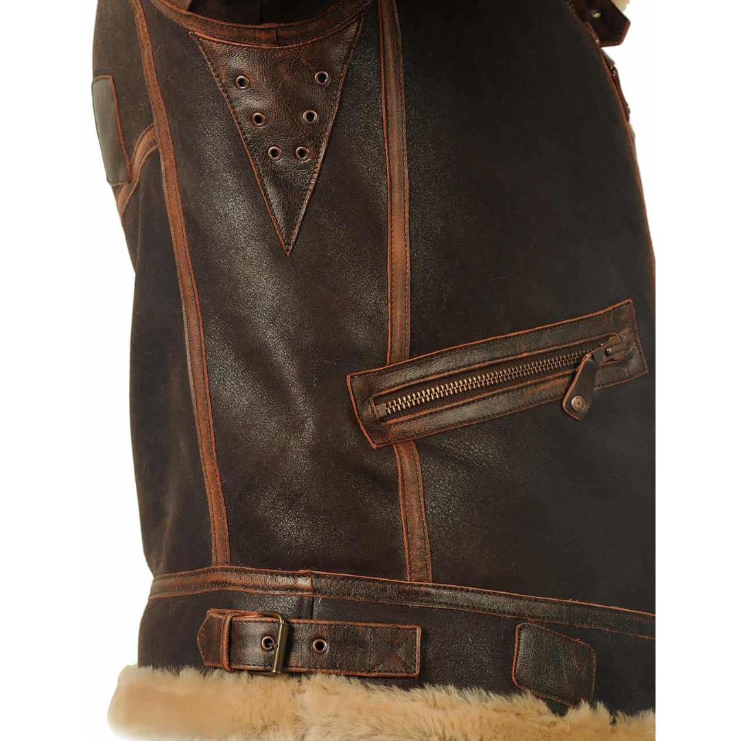 Maverick — Giacca Aviatore Limitata con Pelliccia