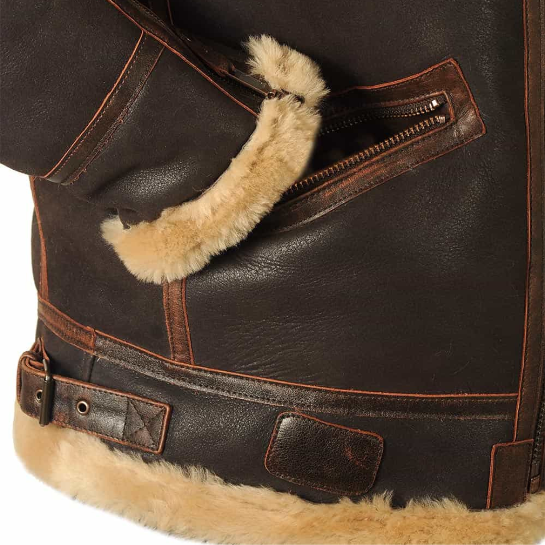 Maverick — Giacca Aviatore Limitata con Pelliccia