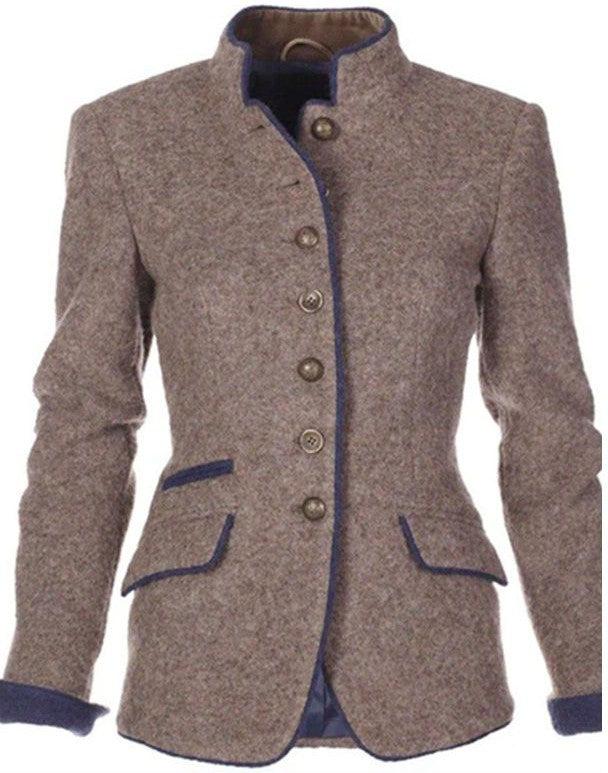 Natasza™ | Cardigan elegante con collo alto