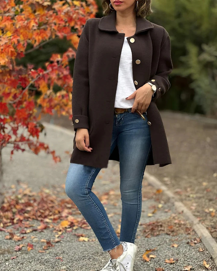 MOANA | Cappotto oversize classico con dettagli a fiocco