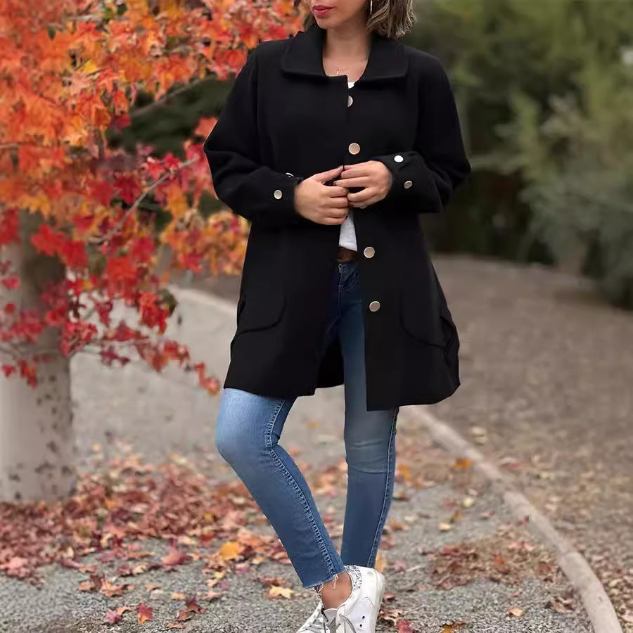 MOANA | Cappotto oversize classico con dettagli a fiocco
