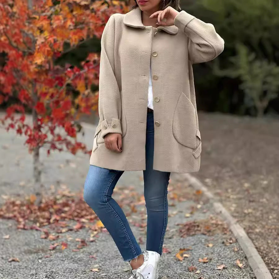 MOANA | Cappotto oversize classico con dettagli a fiocco