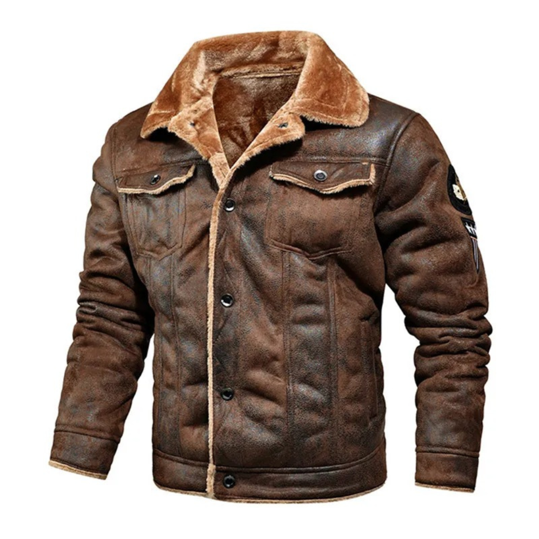 Dobromir | Giacca in pelle calda e versatile
