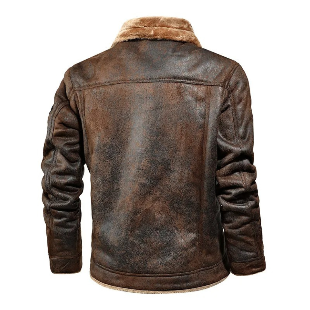 Dobromir | Giacca in pelle calda e versatile