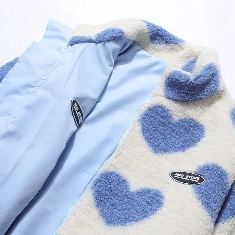 Daria™ | Giacca reversibile con motivo a cuori