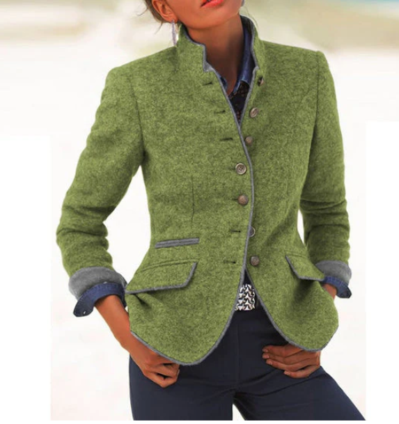 Natasza™ | Cardigan elegante con collo alto