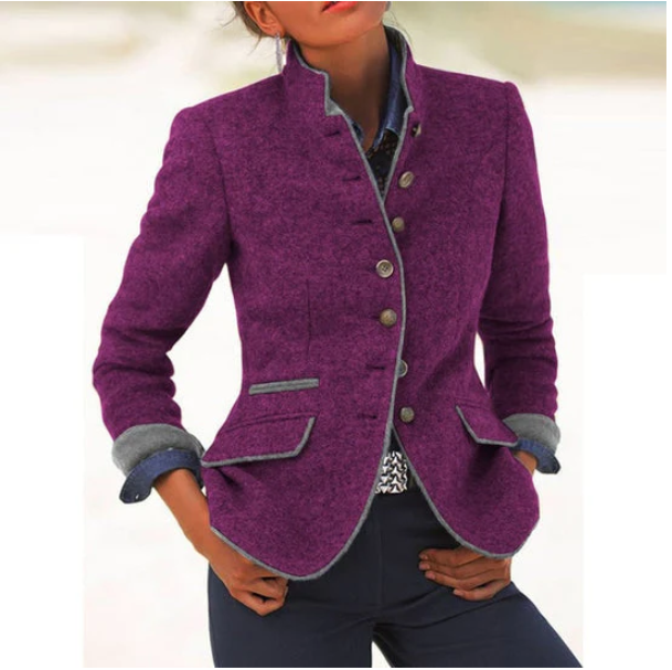Natasza™ | Cardigan elegante con collo alto