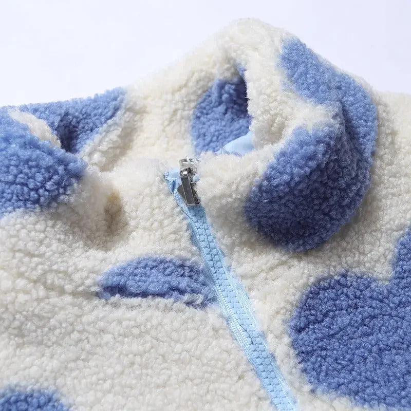 Daria™ | Giacca reversibile con motivo a cuori