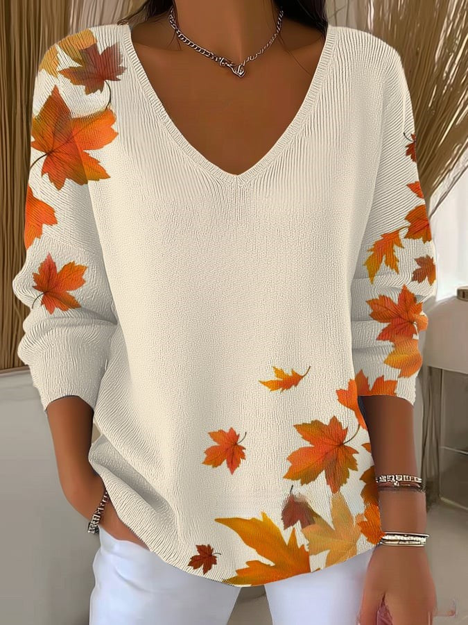 Celeste | Maglione con scollo a V