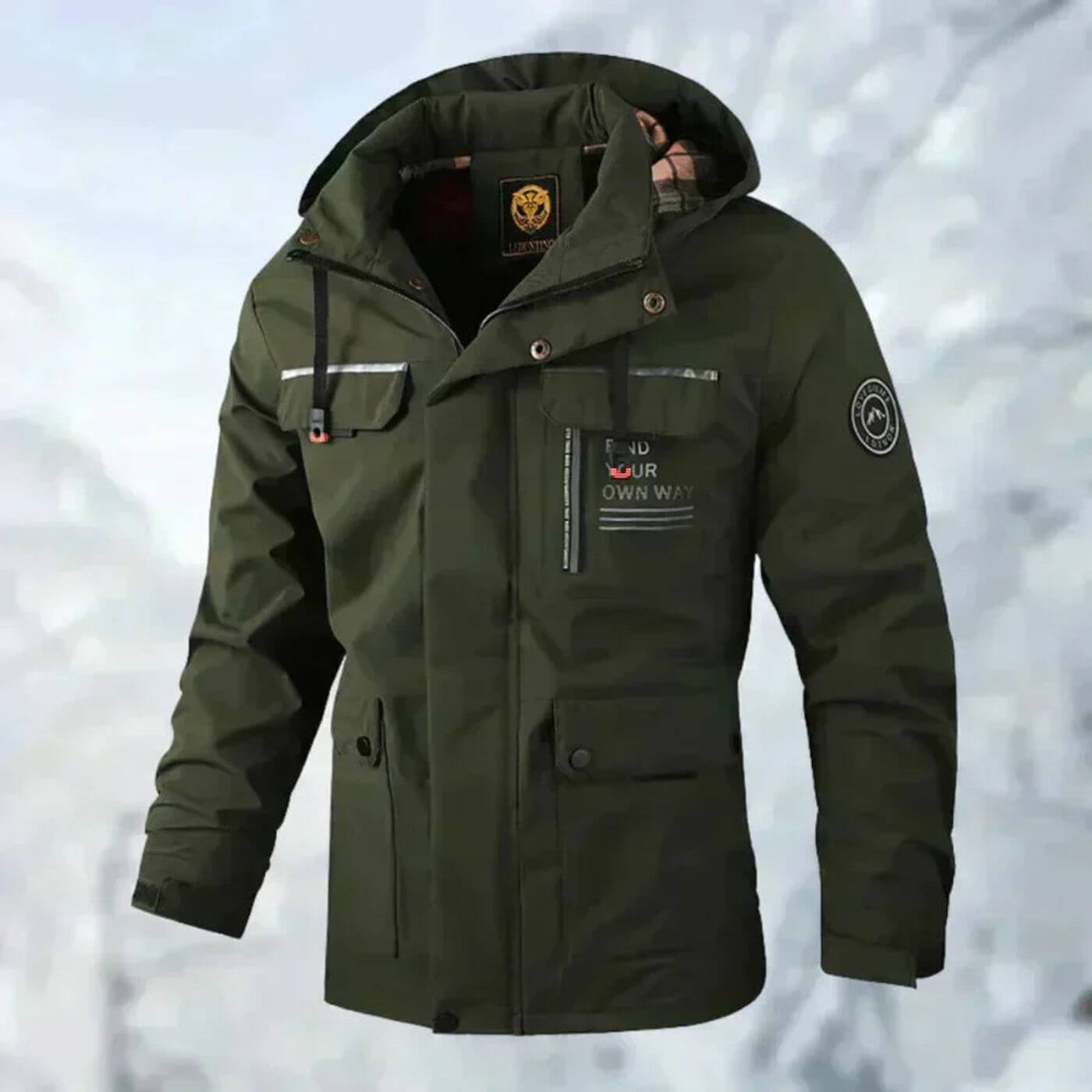 Harden™ | Giacca invernale da uomo con cappuccio