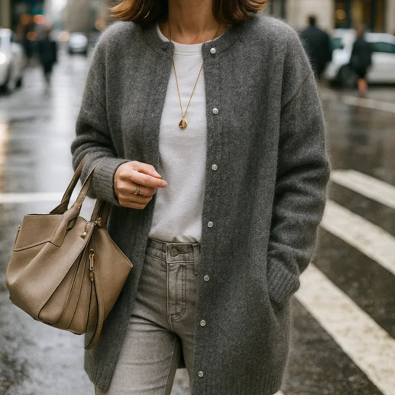 Juliette™ | Cardigan lungo in morbida lana