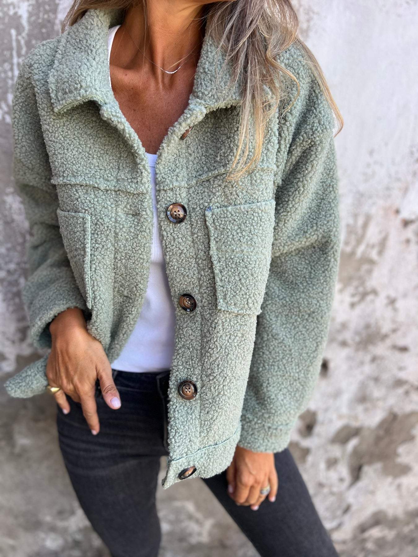 Alizée | Giacca confortevole con bottoni