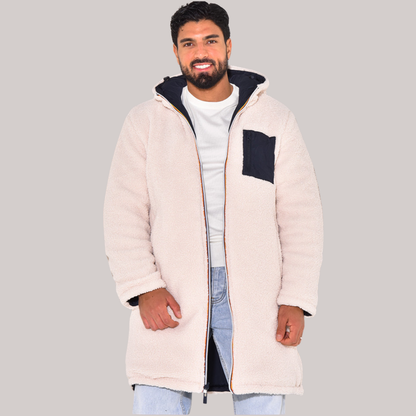 LEON™ Felpa con cappuccio in Teddy-Fleece da uomo – calda e leggera