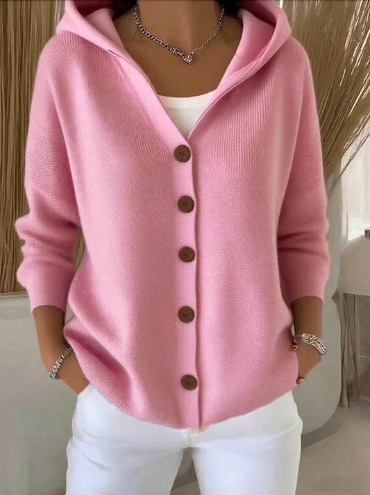 Felicia | Cardigan alla moda con cappuccio