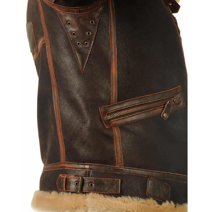 Maverick — Giacca Aviatore Limitata con Pelliccia