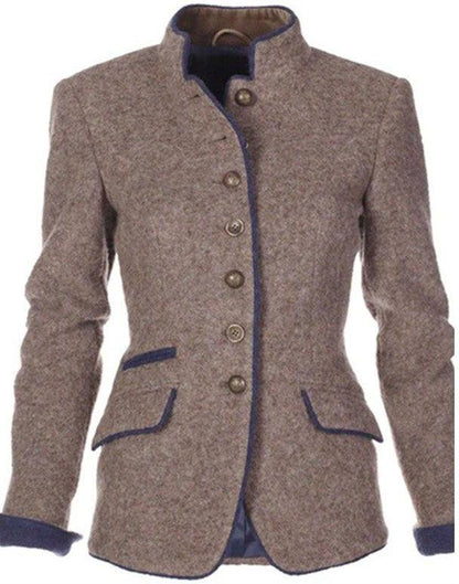 Valeria | Cardigan elegante con colletto alto