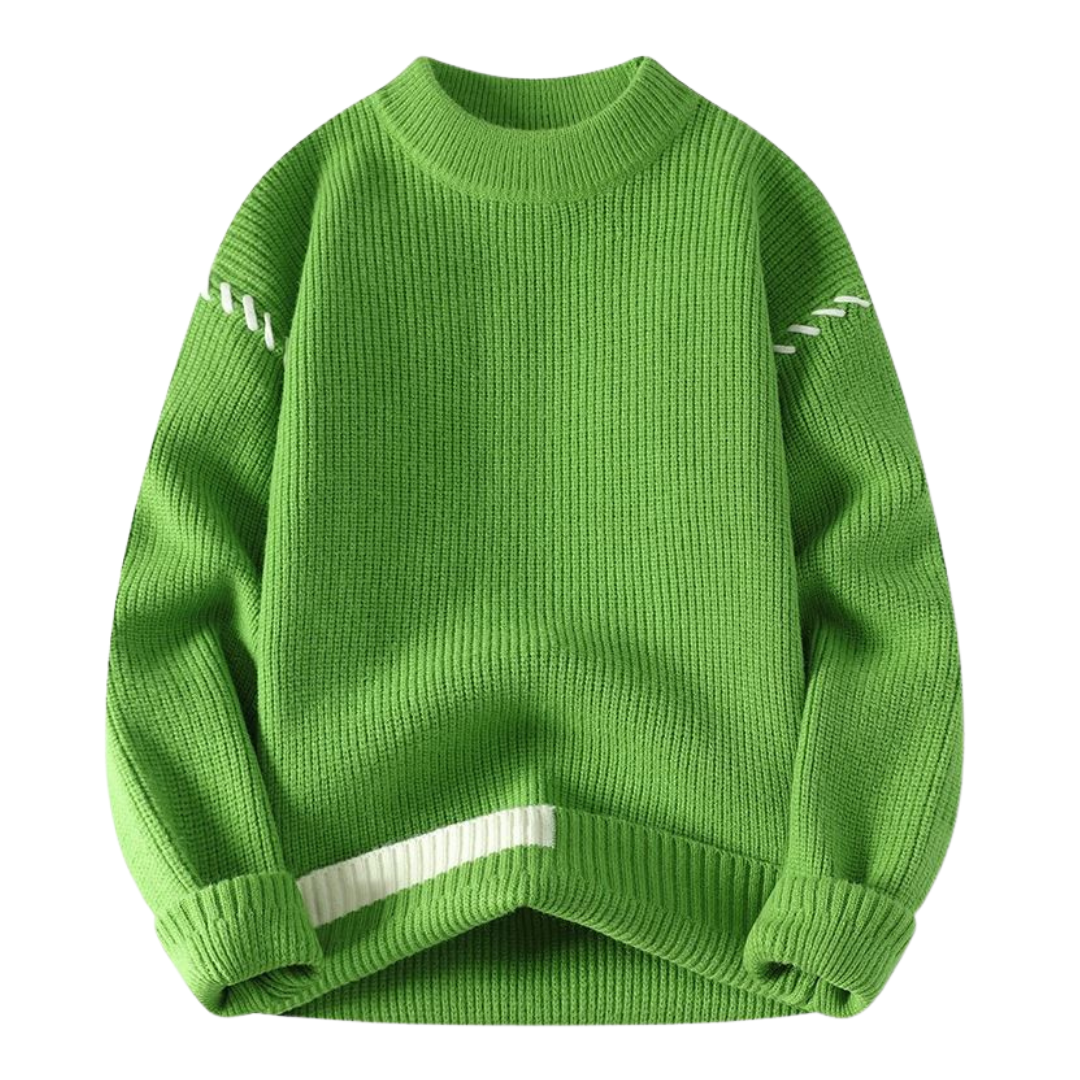 Maglione con scollo rotondo