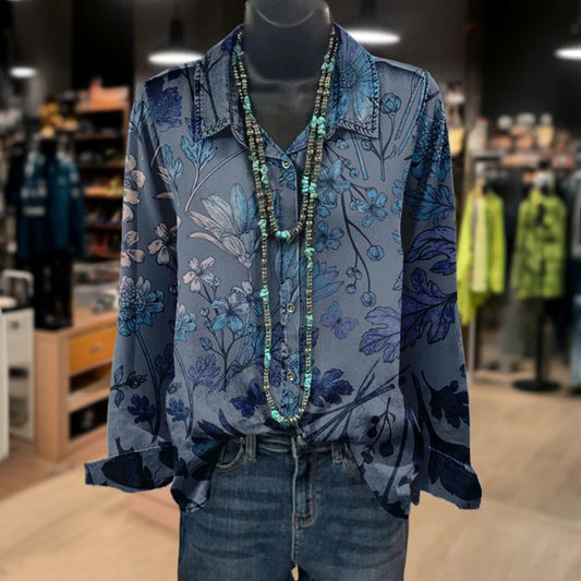 Camicetta casual con stampa floreale