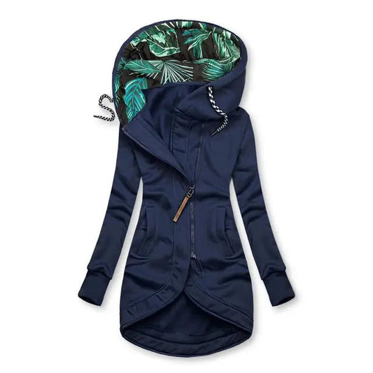 Cappotto invernale lungo asimmetrico