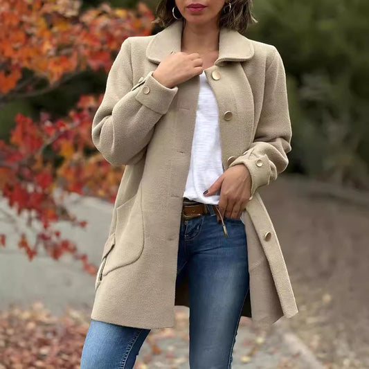 MOANA | Cappotto oversize classico con dettagli a fiocco