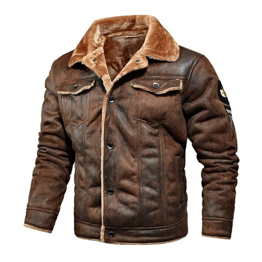 Dobromir | Giacca in pelle calda e versatile
