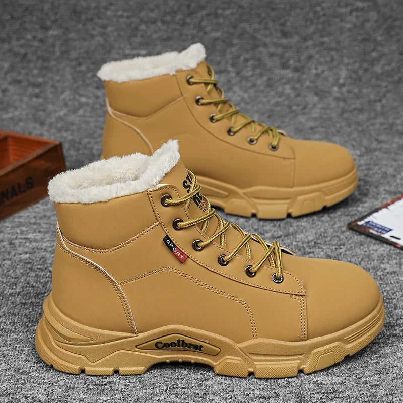 DenimEdge™ Stivaletti Casual da Uomo in Jeans a Taglio Alto