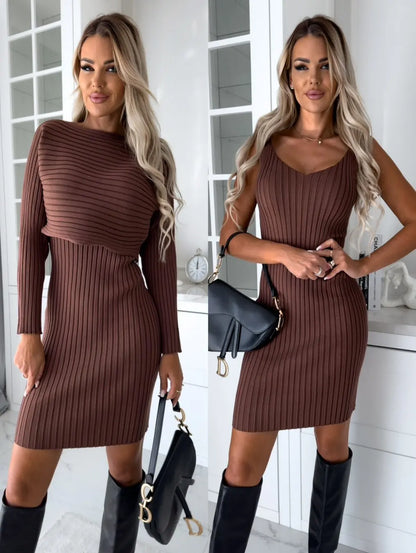 Set maglione e abito in maglia Autunno/Inverno 2025