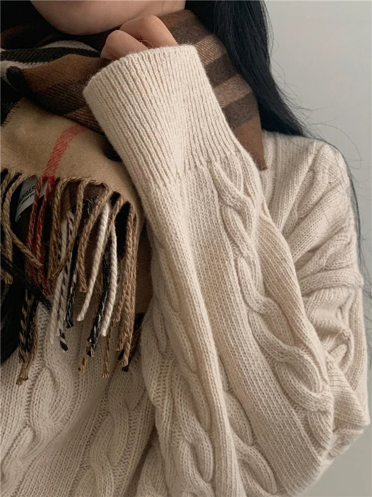 Realeft | Maglione Oversize con Scollo a V
