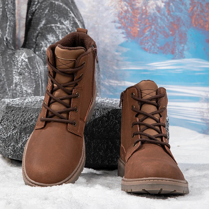 UrbanFur™ Stivaletti da Uomo Foderati in Peluche