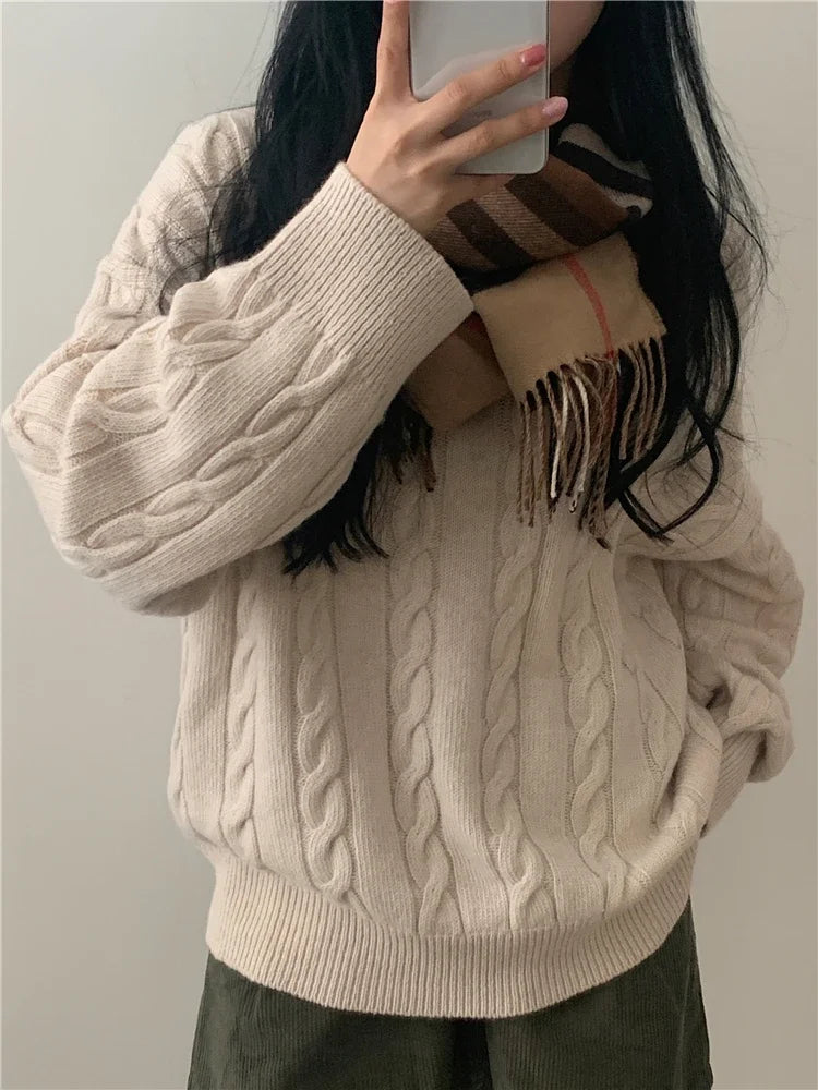 Realeft | Maglione Oversize con Scollo a V