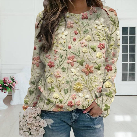Stella™ | Maglione da donna con motivo floreale