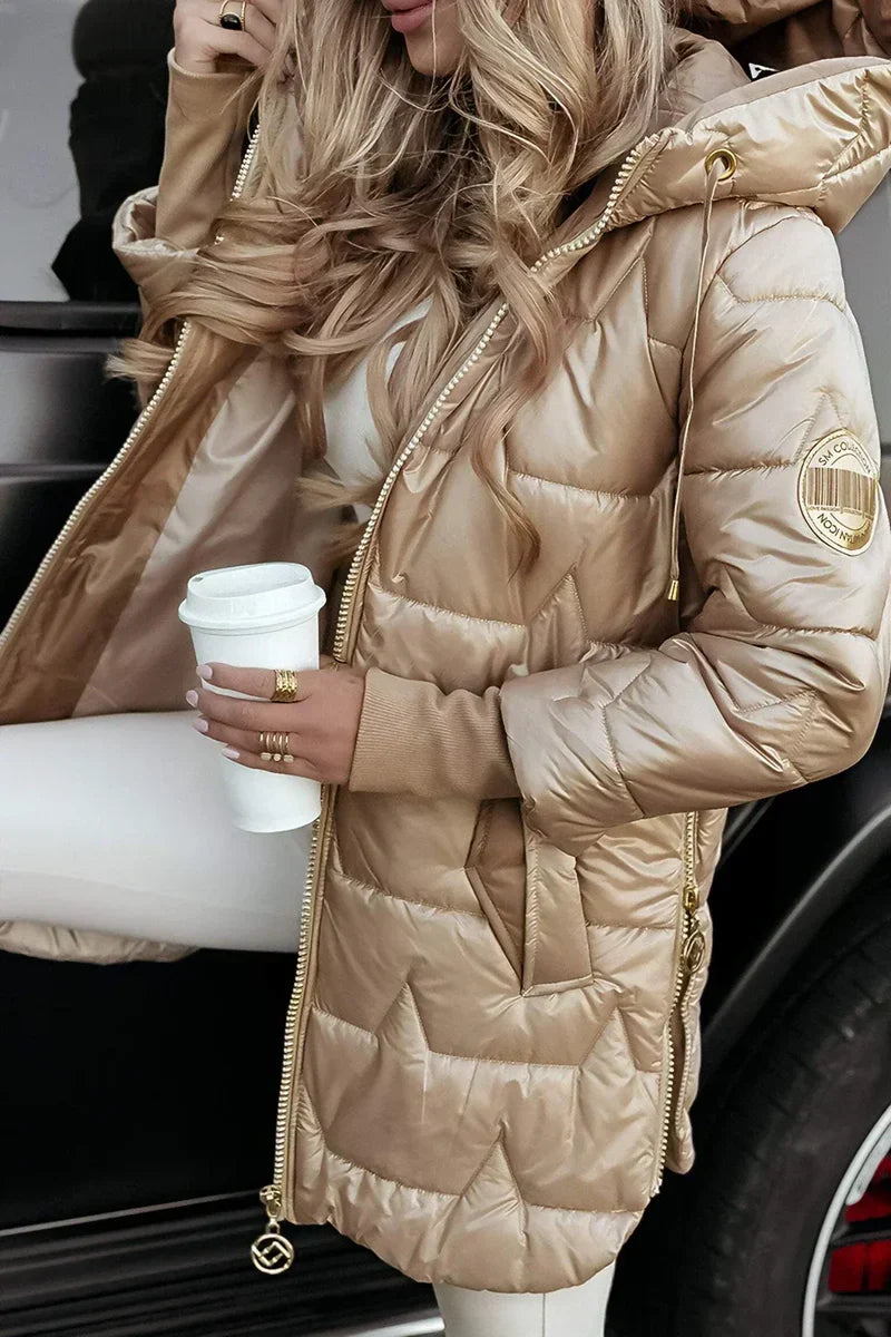Kalina™ | Elegante cappotto invernale con cappuccio