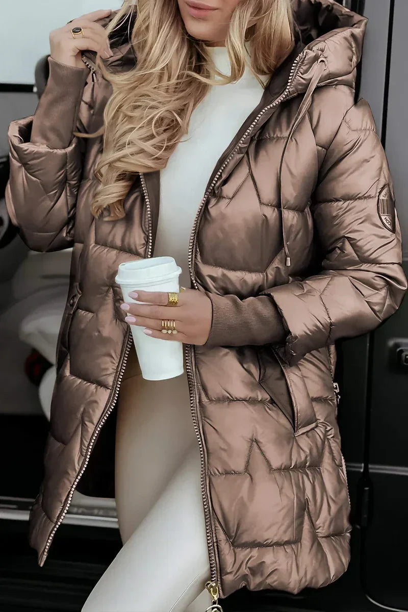 Kalina™ | Elegante cappotto invernale con cappuccio