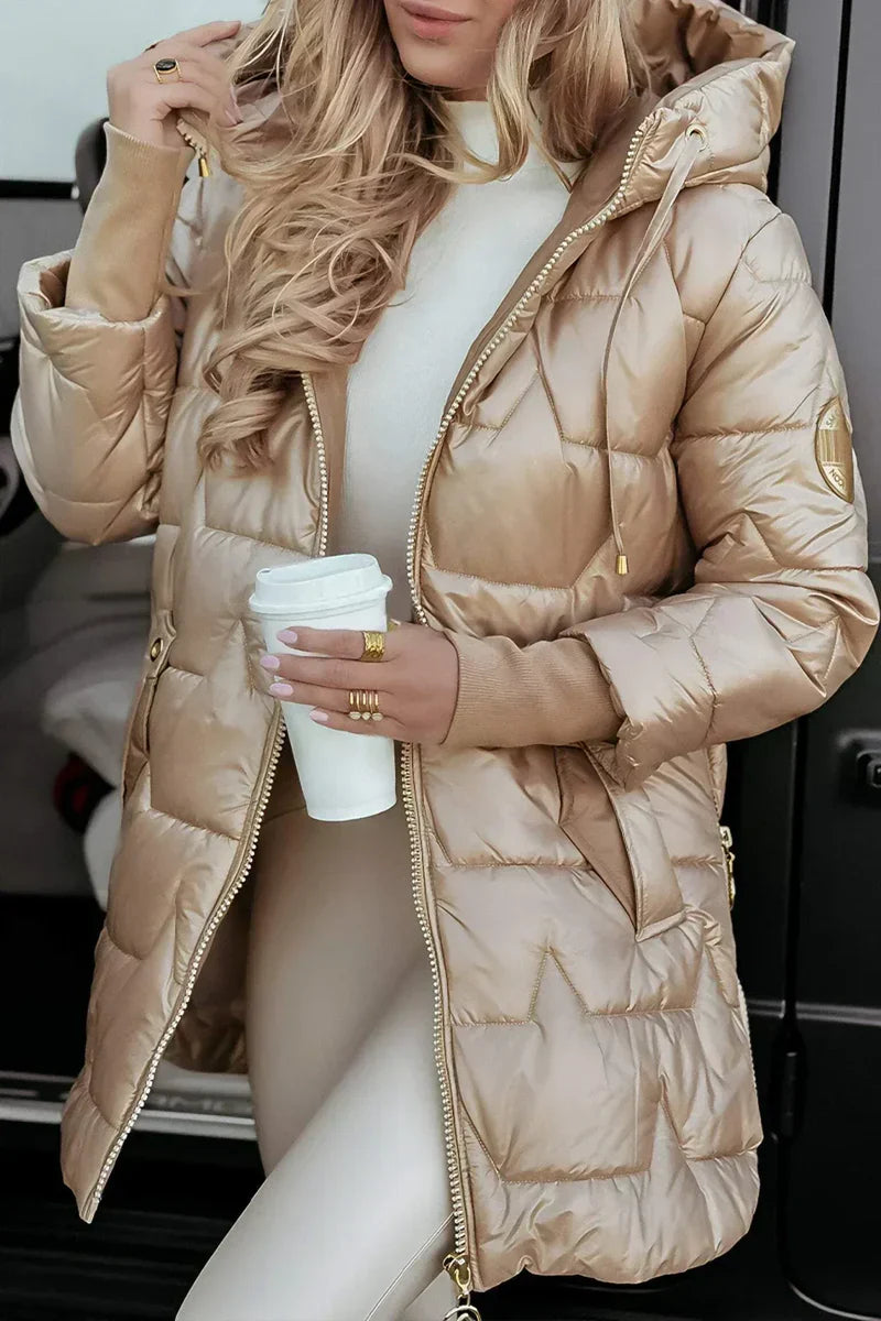 Kalina™ | Elegante cappotto invernale con cappuccio