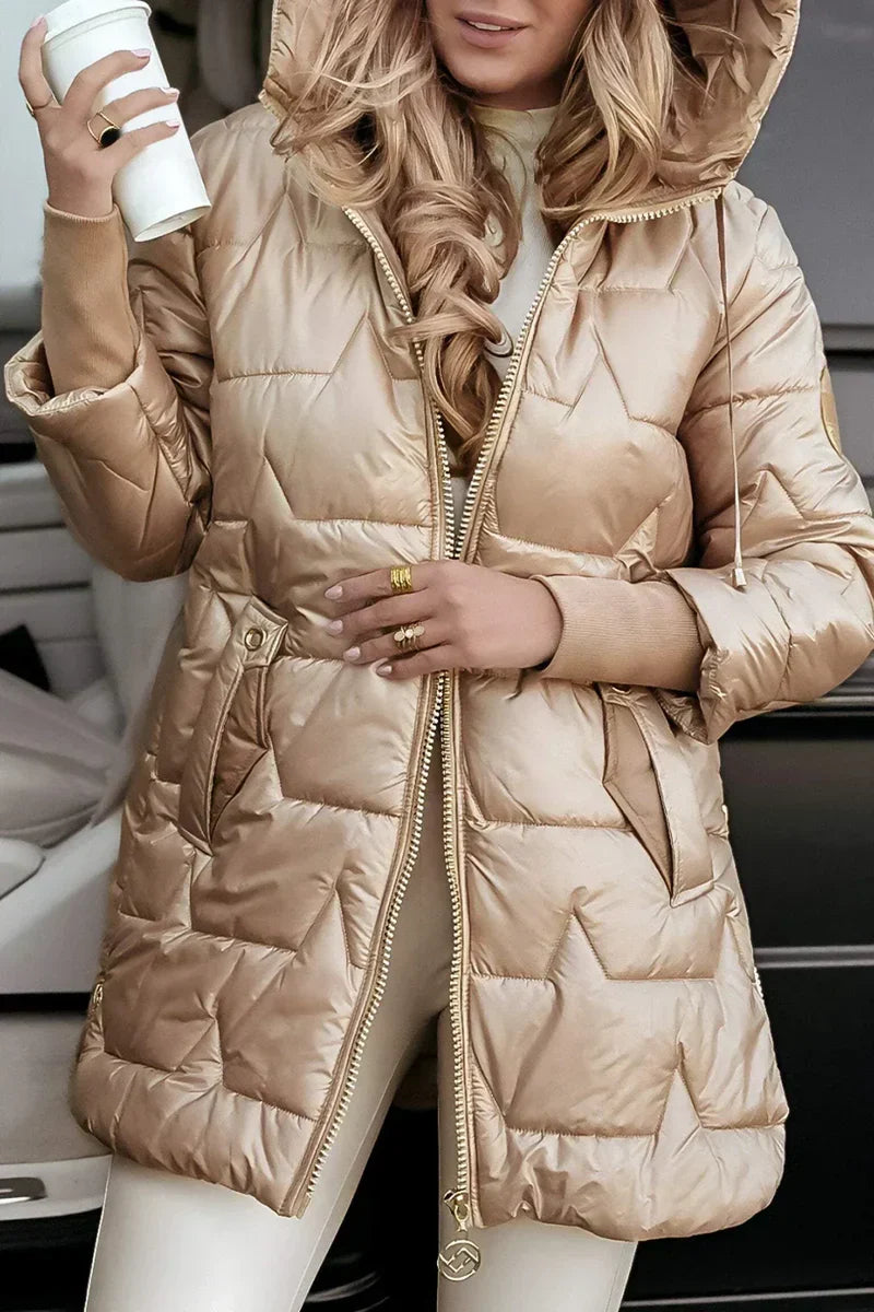 Kalina™ | Elegante cappotto invernale con cappuccio
