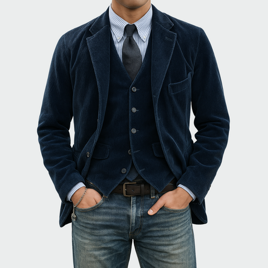 Tommy | Completo 2 pezzi: Blazer e Gilet in Velluto