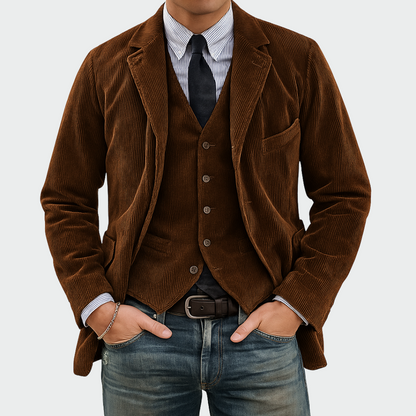 Tommy | Completo 2 pezzi: Blazer e Gilet in Velluto